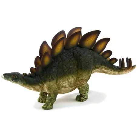 Figura de Stegosaurus de Mojo pintada a mano, juguete de dinosaurio realista para coleccionistas y niños.