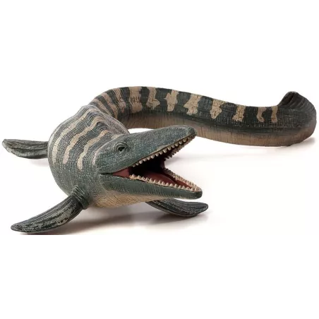 Figura de Tylosaurio de Mojo, juguete detallado del depredador marino prehistórico del Cretácico.