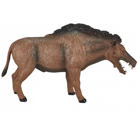 Figura de juguete del Entelodont Daeodon de Mojo, réplica detallada del cerdo del infierno para coleccionistas.