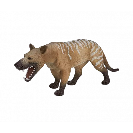 Figura realista de Hyaenodon Gigas con detalles anatómicos para coleccionistas de paleontología.