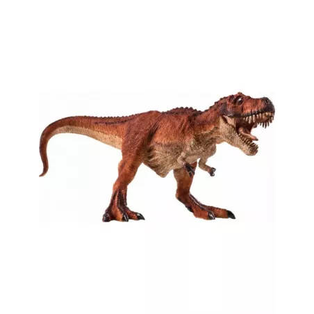 Figura detallada y realista de tiranosaurio rex de juguete marca Mojo para coleccionistas y niños.