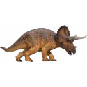 Figura realista de dinosaurio Triceratops detallada para coleccionistas y niños.