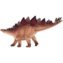 Figura de dinosaurio Stegosaurus de Mojo pintada a mano con detalles realistas.