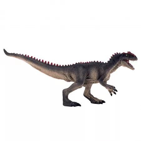 Dinosaurio Allosaurus de juguete con mandíbula móvil de Mojo, detallado a mano.