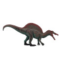 Figura de Spinosaurus de Mojo con mandíbula articulada y detalles realistas esculpidos a mano.