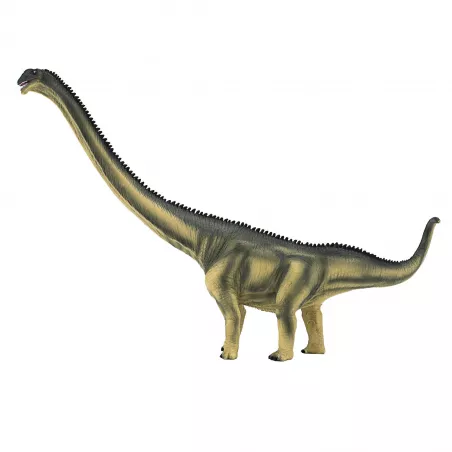 Figura realista del dinosaurio Deluxe Mamenchisaurus de Mojo con cuello extralargo y detalles anatómicos de colección.
