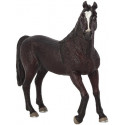 Figura realista de semental árabe de la marca Mojo para coleccionistas de caballos.