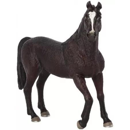 Figura realista de semental árabe de la marca Mojo para coleccionistas de caballos.