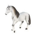 Figura de semental andaluz blanco de juguete marca Mojo con detalles realistas