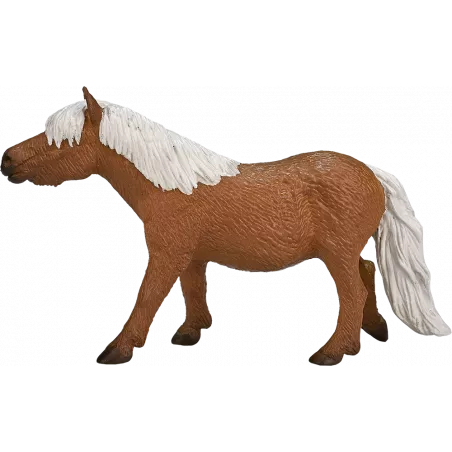 Figura de juguete de poni Shetland de Mojo, detallada y realista para coleccionistas.