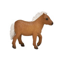 Figura en miniatura de Shetland Pony de Mojo para coleccionistas y juego infantil.