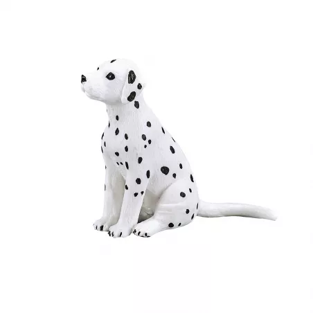 Figura de juguete de cachorro dálmata pintada a mano de la marca Mojo