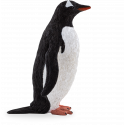 Figura de pingüino realista pintada a mano de la colección Mojo, juguete educativo y de colección.