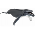 Figura realista de ballena jorobada grande para coleccionistas y juego educativo infantil.