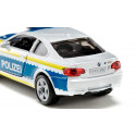Coche de policía de juguete BMW M3 Coupé de Siku, miniatura metálica con puertas practicables.