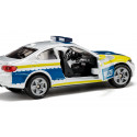 Coche de policía de juguete BMW M3 Coupé de Siku, miniatura metálica con puertas practicables.