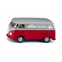 Furgoneta miniatura Volkswagen T1 gris rojizo de metal Siku con puertas practicables