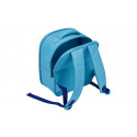 Mochila infantil de caballos en 3D con figuras de juguete de caballo, potro y conejo.