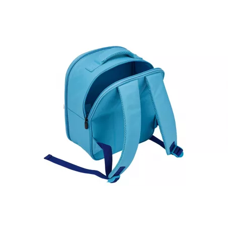 Mochila infantil de caballos en 3D con figuras de juguete de caballo, potro y conejo.