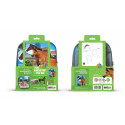 Mochila infantil de caballos en 3D con figuras de juguete de caballo, potro y conejo.