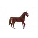 Mochila infantil de caballos en 3D con figuras de juguete de caballo, potro y conejo.