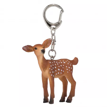Llavero detallado de Bambi de Disney, accesorio ligero y resistente para organizar llaves.