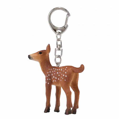 Llavero detallado de Bambi de Disney, accesorio ligero y resistente para organizar llaves.