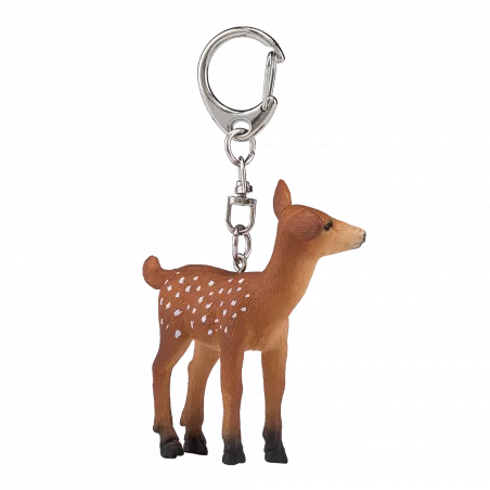 Llavero detallado de Bambi de Disney, accesorio ligero y resistente para organizar llaves.