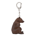Llavero con forma de oso, diseño compacto y resistente para organizar llaves.