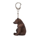 Llavero con forma de oso, diseño compacto y resistente para organizar llaves.