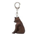 Llavero con forma de oso, diseño compacto y resistente para organizar llaves.