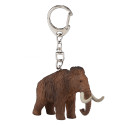 Llavero de mamut detallado y resistente, accesorio organizador de llaves inspirado en la era de hielo.