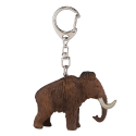 Llavero de mamut detallado y resistente, accesorio organizador de llaves inspirado en la era de hielo.