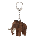 Llavero de mamut detallado y resistente, accesorio organizador de llaves inspirado en la era de hielo.