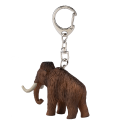 Llavero de mamut detallado y resistente, accesorio organizador de llaves inspirado en la era de hielo.