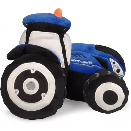 Réplica a escala detallada del tractor New Holland T7 de Universal Hobbies para coleccionistas.