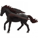 Figura decorativa de Pegaso negro con diseño moderno y elegante para estantería o escritorio.