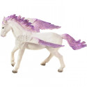 Figura decorativa de Pegaso de 19x13x12 cm, escultura detallada de caballo alado para decoración del hogar.