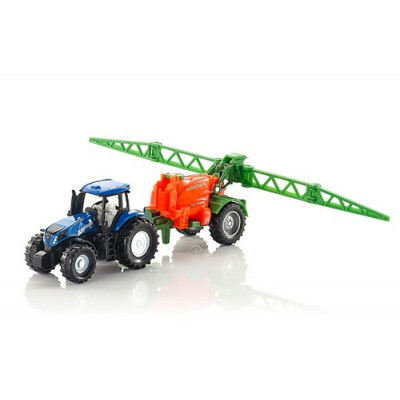 Tractor New Holland con sulfatadora Amazone - escala 1:87