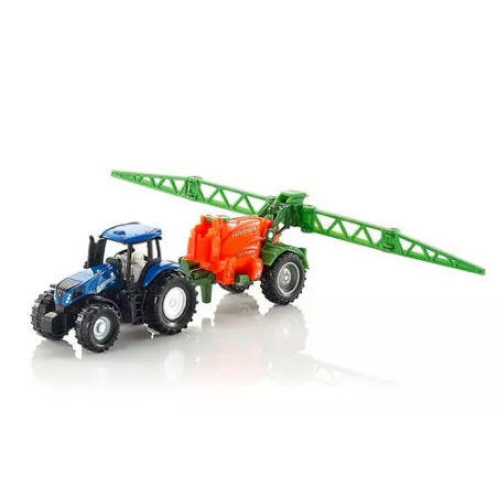 Tractor New Holland con sulfatadora Amazone - escala 1:87