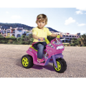 Moto eléctrica infantil Mini Puppy de diseño italiano para niños desde un año con luces y sonidos.