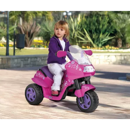 Moto eléctrica infantil Little Singer de 6V con luces y sonidos para niños desde los 2 años.