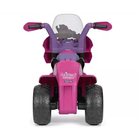 Moto eléctrica infantil Little Singer de 6V con luces y sonidos para niños desde los 2 años.