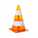 Pilón de juguete rollyPylone LED con luz intermitente para circuitos de carreras infantiles al aire libre.