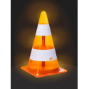 Pilón de juguete rollyPylone LED con luz intermitente para circuitos de carreras infantiles al aire libre.
