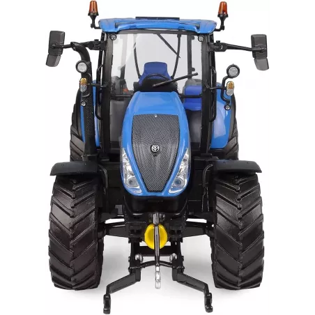 Tractor a escala 1:32 New Holland T5.120 Electrocommand de Universal Hobbies en metal para coleccionistas.