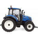 Tractor a escala 1:32 New Holland T5.120 Electrocommand de Universal Hobbies en metal para coleccionistas.