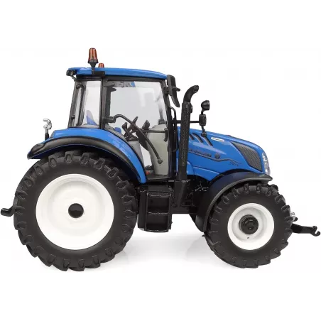 Tractor a escala 1:32 New Holland T5.120 Electrocommand de Universal Hobbies en metal para coleccionistas.