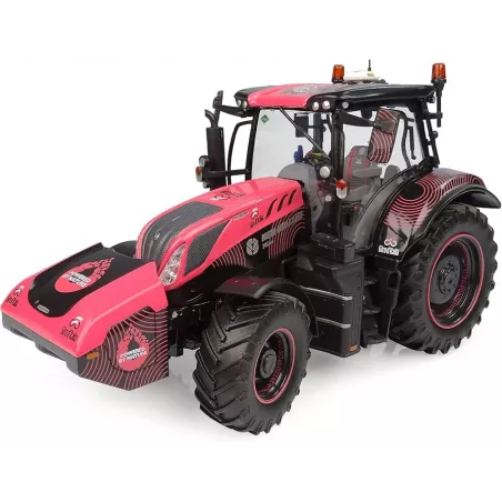 Tractor a escala 1:32 New Holland T6.180 Methane edición especial Giro d'Italia en metal.
