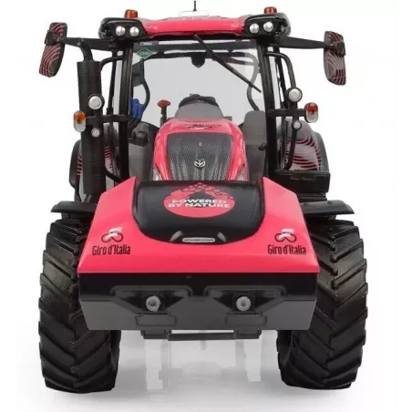 Tractor a escala 1:32 New Holland T6.180 Methane edición especial Giro d'Italia en metal.